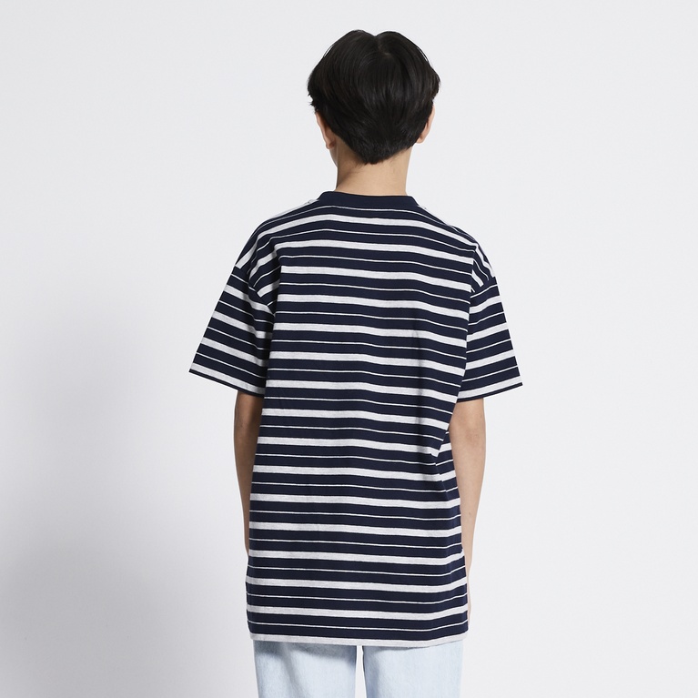 Striped Tee "Wilson stripe" Navy